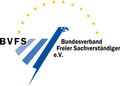 Logo des Bundesverbandes Freier Sachverständiger (BVFS) e.V.